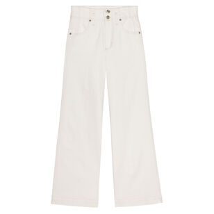 The Seamed Wide Trouser Crop Jean