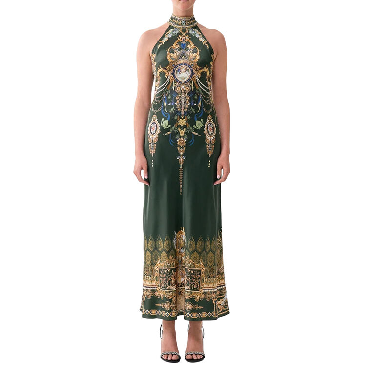High Neck Bias Dress image number null