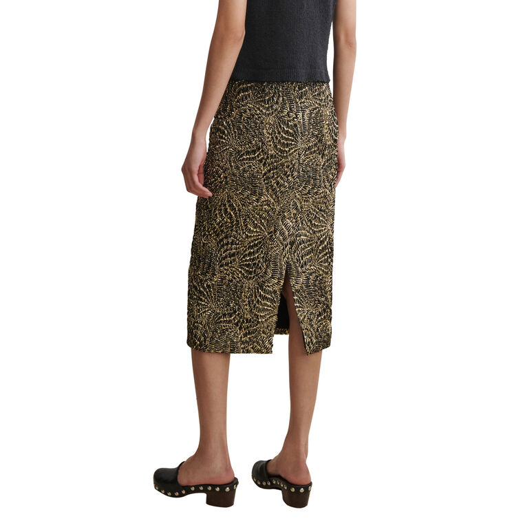 Carlaw Web Jacquard Pencil Midi Skirt image number null