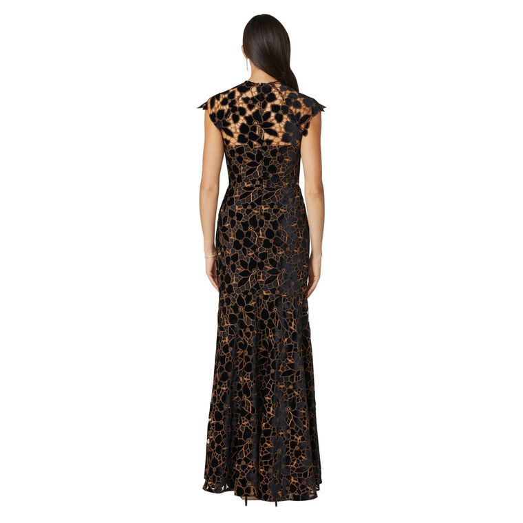 Carlotta Cap Sleeve Maxi Dress image number null
