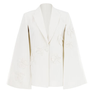 Rosalinda Embellished Cape Jacket