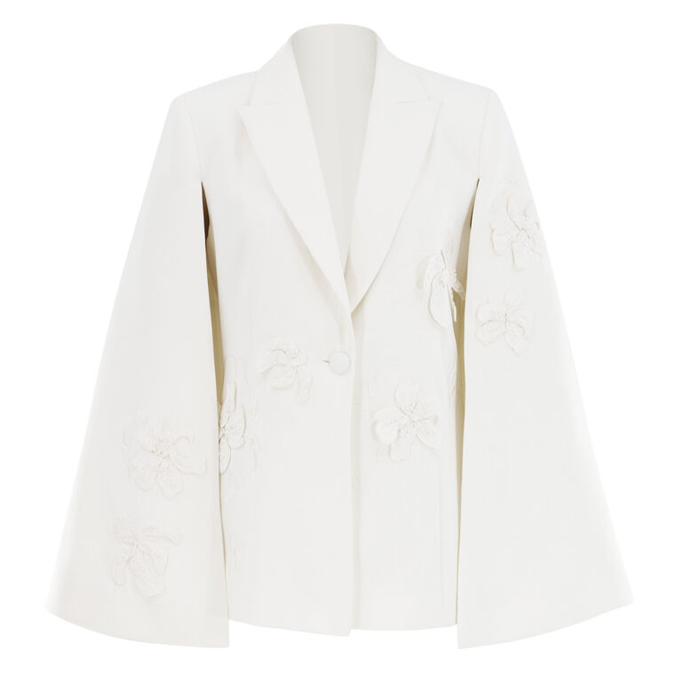 Rosalinda Embellished Cape Jacket image number null