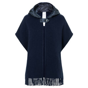Nilla Hooded Zip Up Poncho