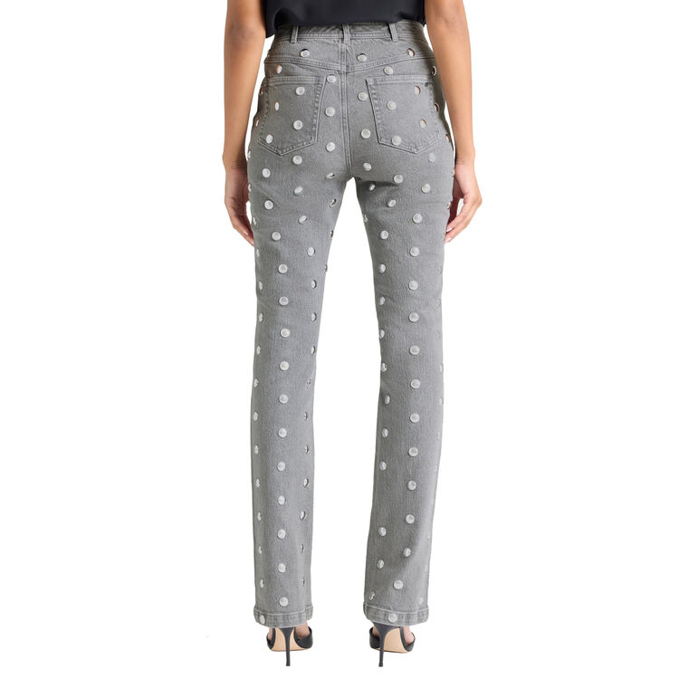 Sammy Studded Denim Jeans image number null