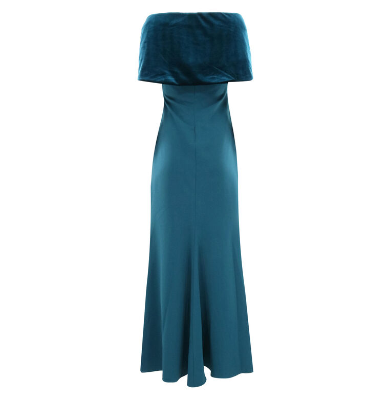 Velvet Drape Gown image number null