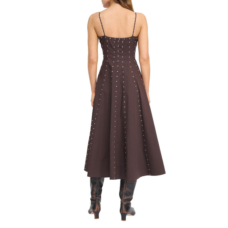 Wylie Sleeveless Studded Midi Dress image number null