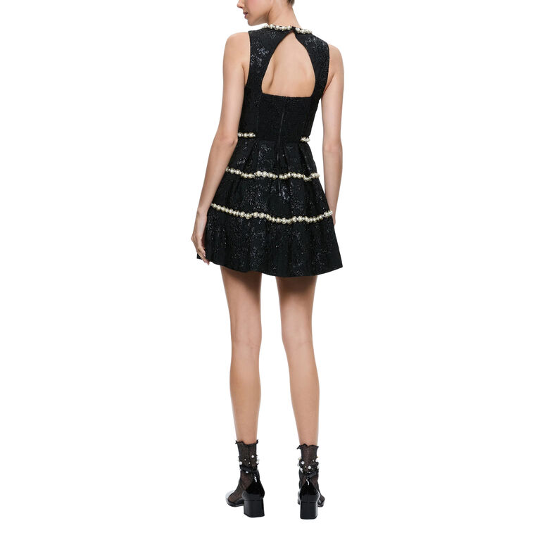 Alistair Embellished Mini Gown image number null