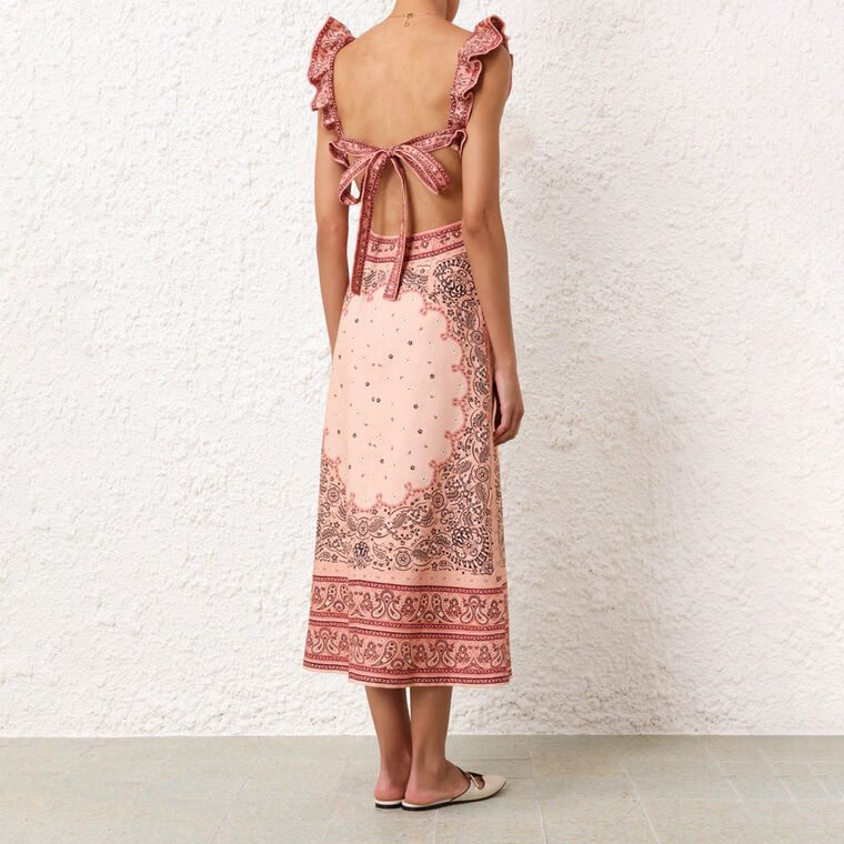 Matchmaker Frilled Midi Dress image number null