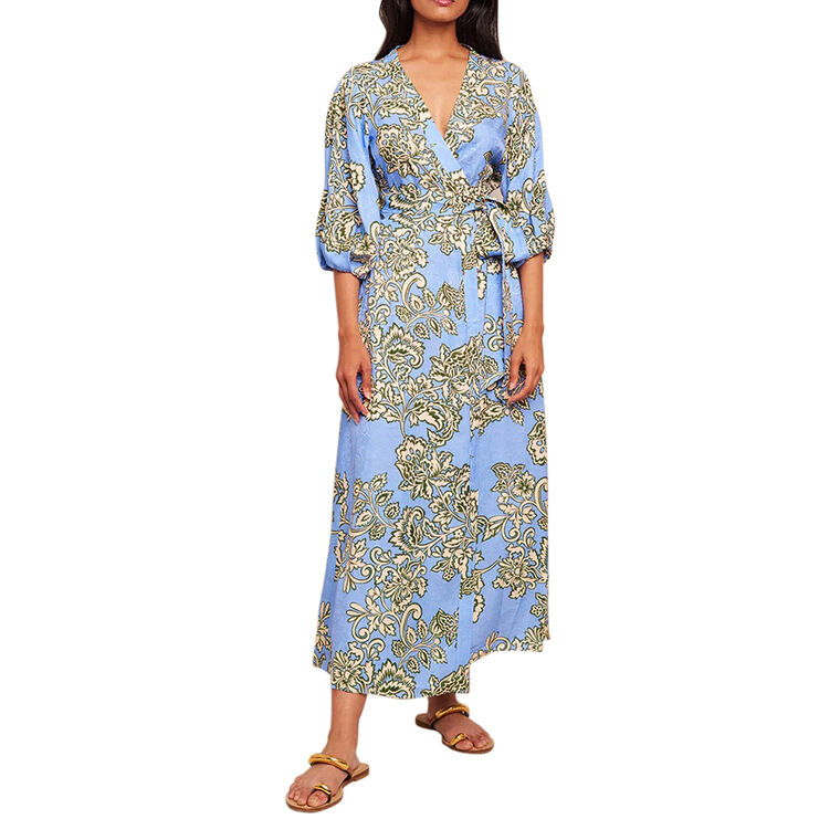 Rosewood Midi Wrap Dress image number null