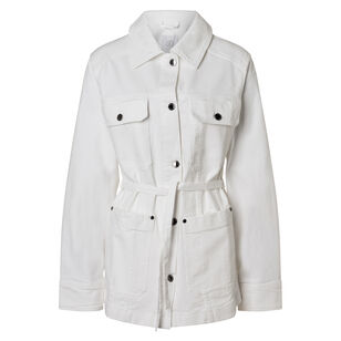 Pelin Button-Down Denim Jacket
