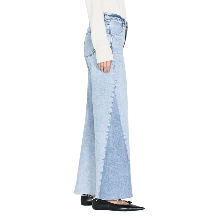 Le Baggy Palazzo Outseam Insert Jean image number null