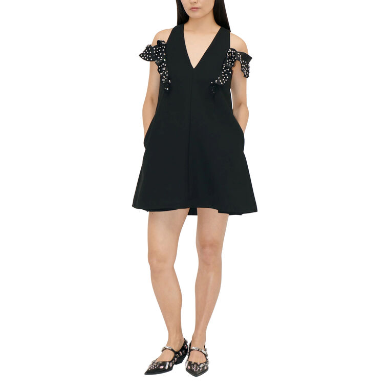 Ruffle Sleeve Mini Dress image number null