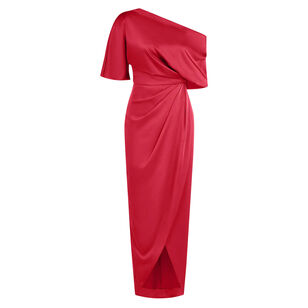 Rayna One Shoulder Draped Gown