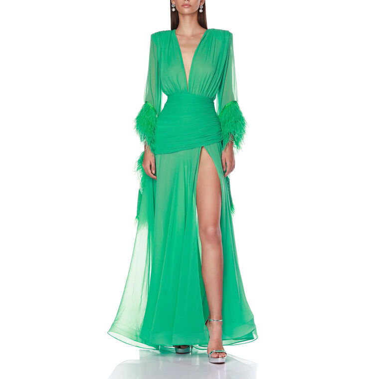 Geisha Feather Gown image number null