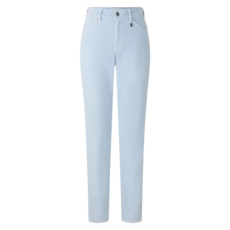 Julie 7/8 Cropped Slim Fit Corduroy Jeans image number null
