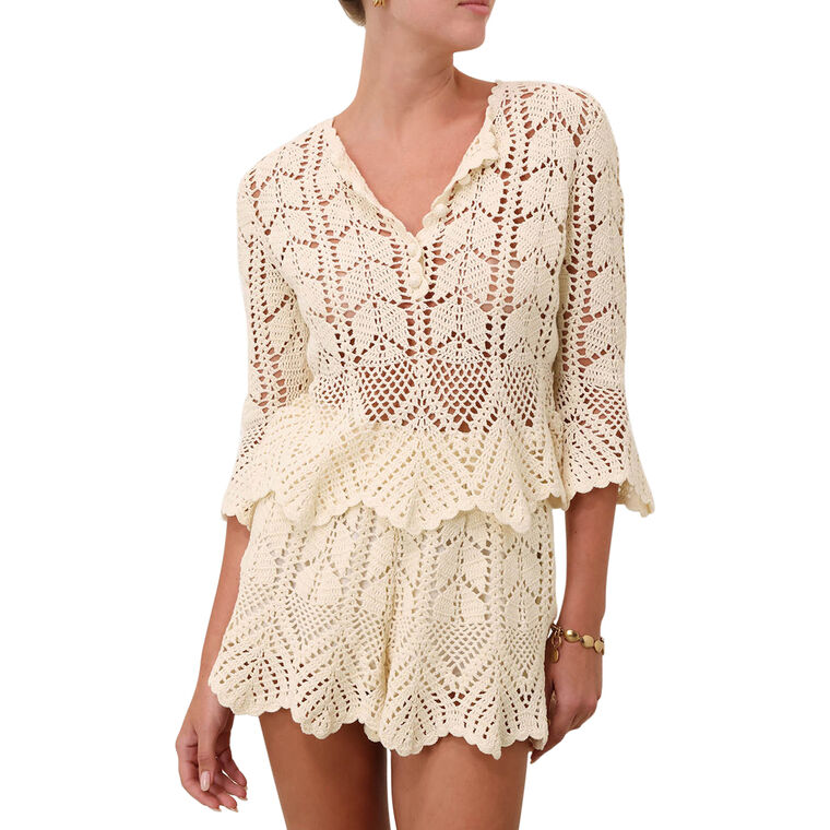 Awaken Lace Crochet Top image number null