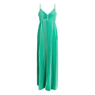 Asra Pleated Gown
