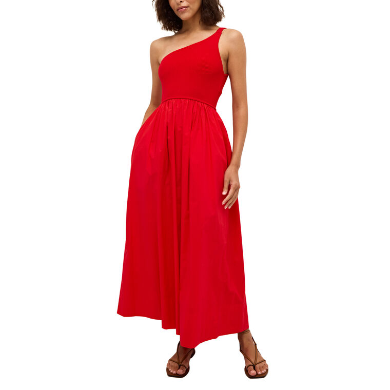 Tobie One Shoulder Midi Dress image number null