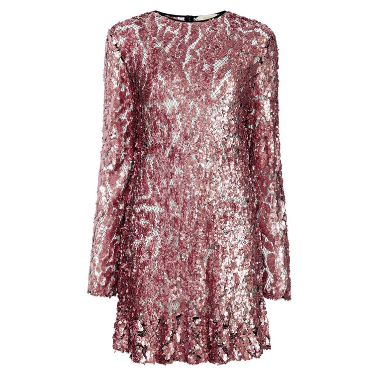 Sequin Shift Dress image number null