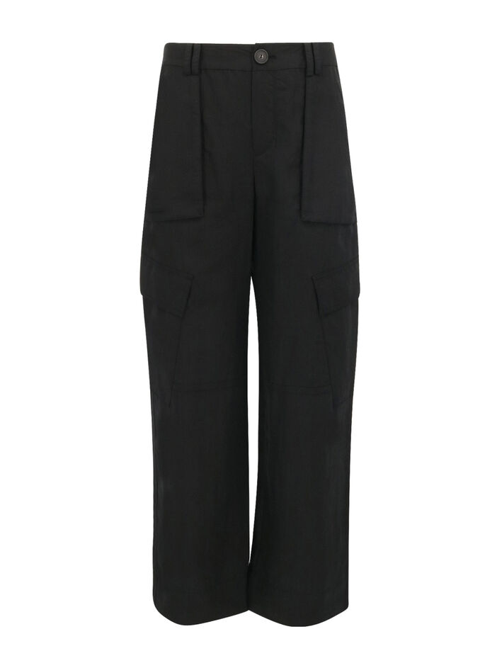 Mid Rise Fluid Cargo Trouser image number null