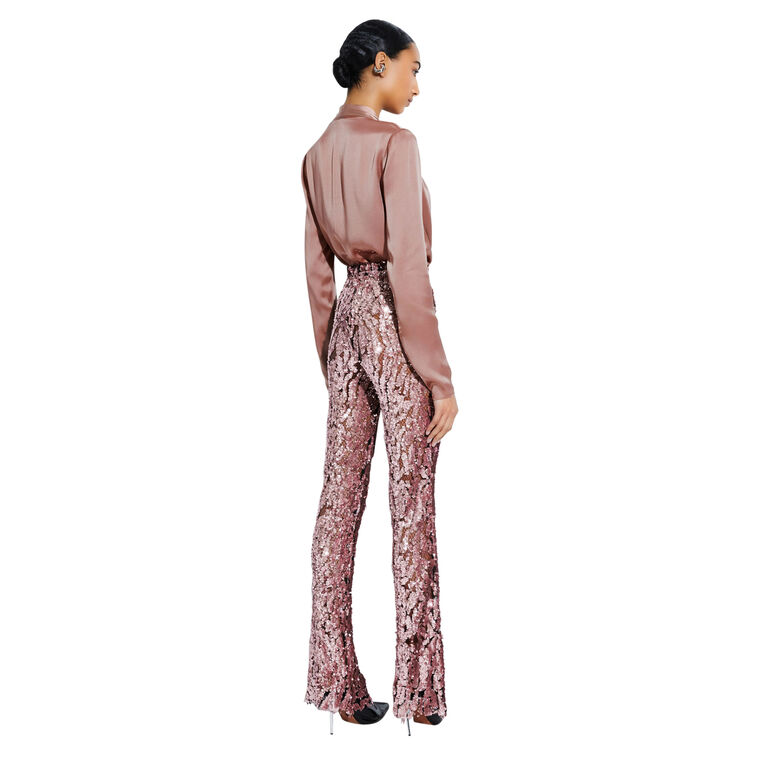 Sequin Flare Pant image number null
