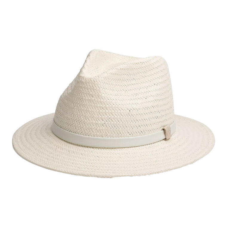 Packable Straw Fedora image number null