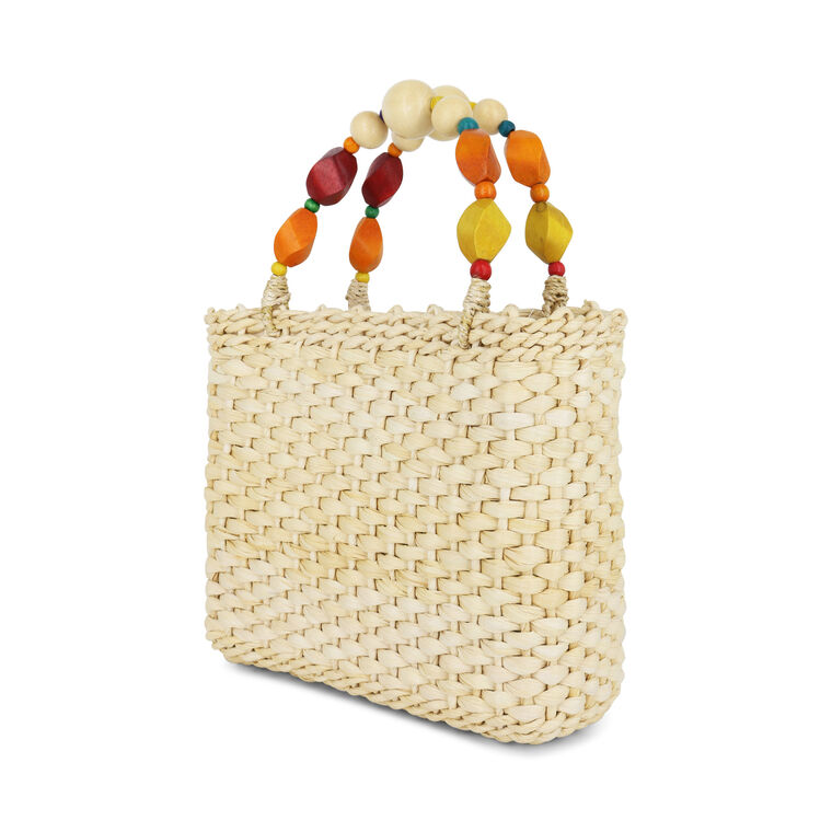 Noor Tucan Woven Straw Bag image number null