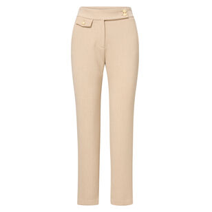 Renzo High-Rise Slim-Leg Pant