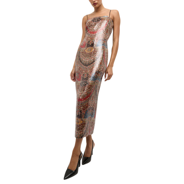 Leda Sequin Dress image number null