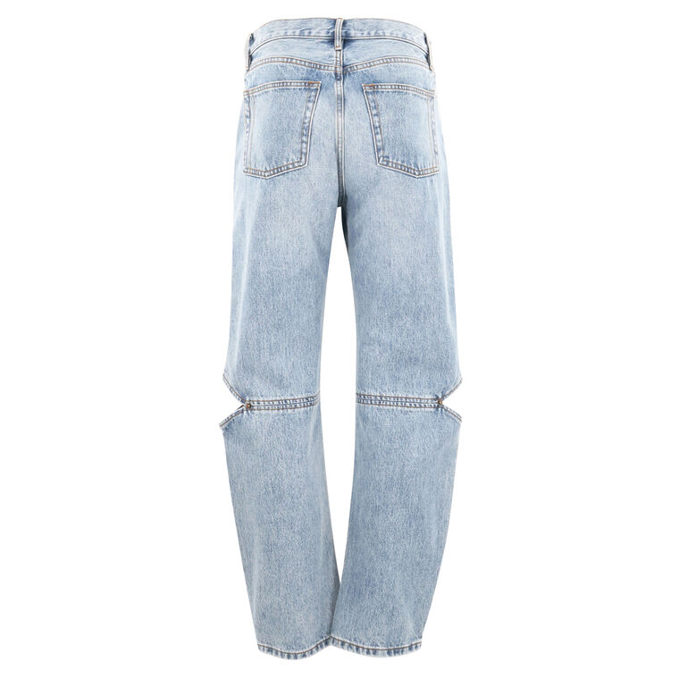 Cowgirl Barrel-Leg Jean With Cut-Outs image number null