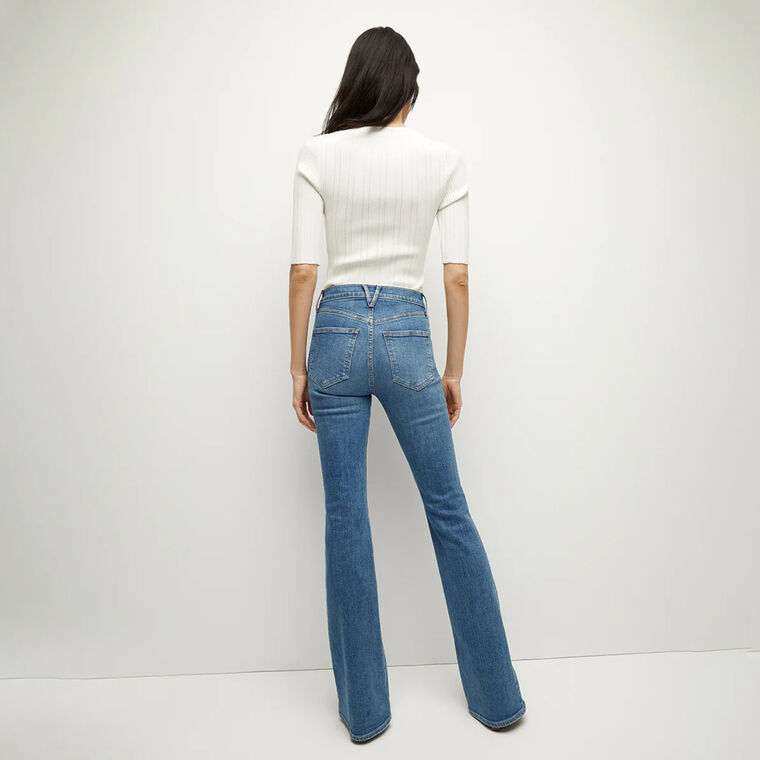 Beverly High Rise Skinny Flare Jean image number null