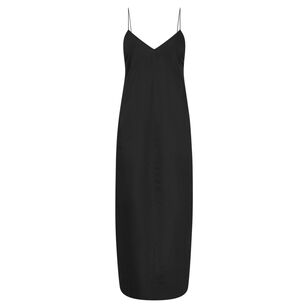 Paper Taffeta Cocoon Sleeveless Midi Dress