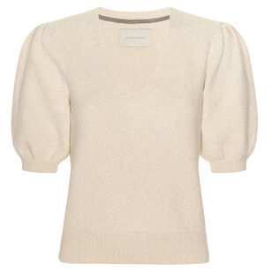 The Havana Short Puff Sleeve Sweater