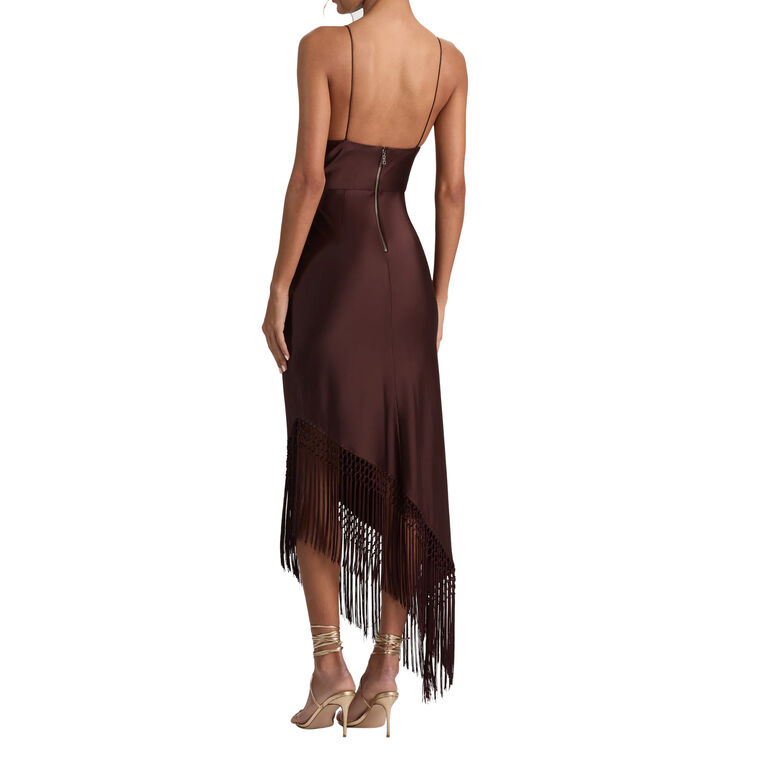 Harmony Drapey Slip Asymmetric Dress image number null