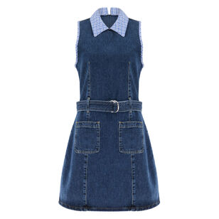 Kyra Sleeveless Denim Mini Dress