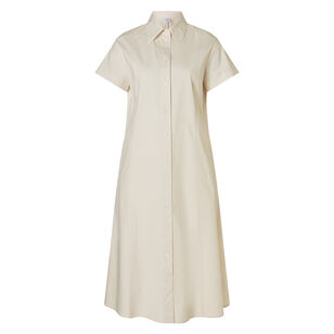 Alison Short Sleeve Button-Down Midi Dress