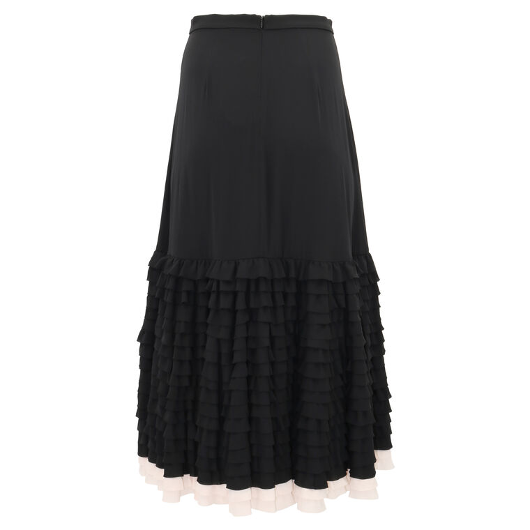 Dozza Ruffle Midi Skirt image number null