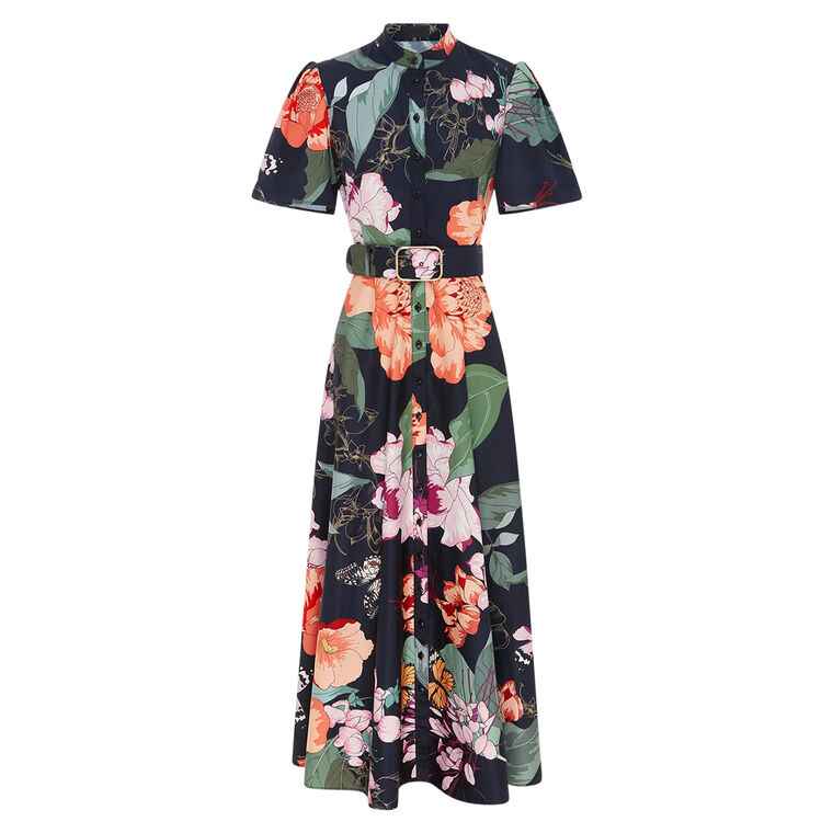 Bianca Short Sleeve Midi Dress image number null