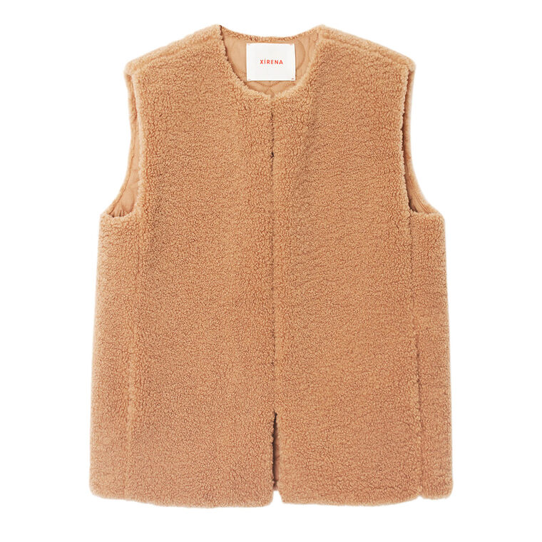 Thea Teddy Sherpa Vest image number null