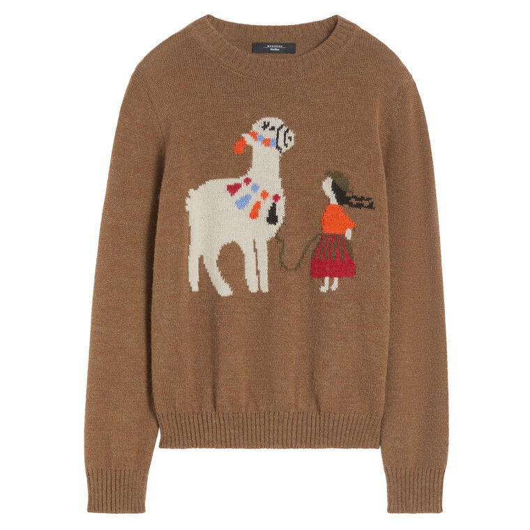 Nitra Alpaca And Wool Pullover Sweater image number null