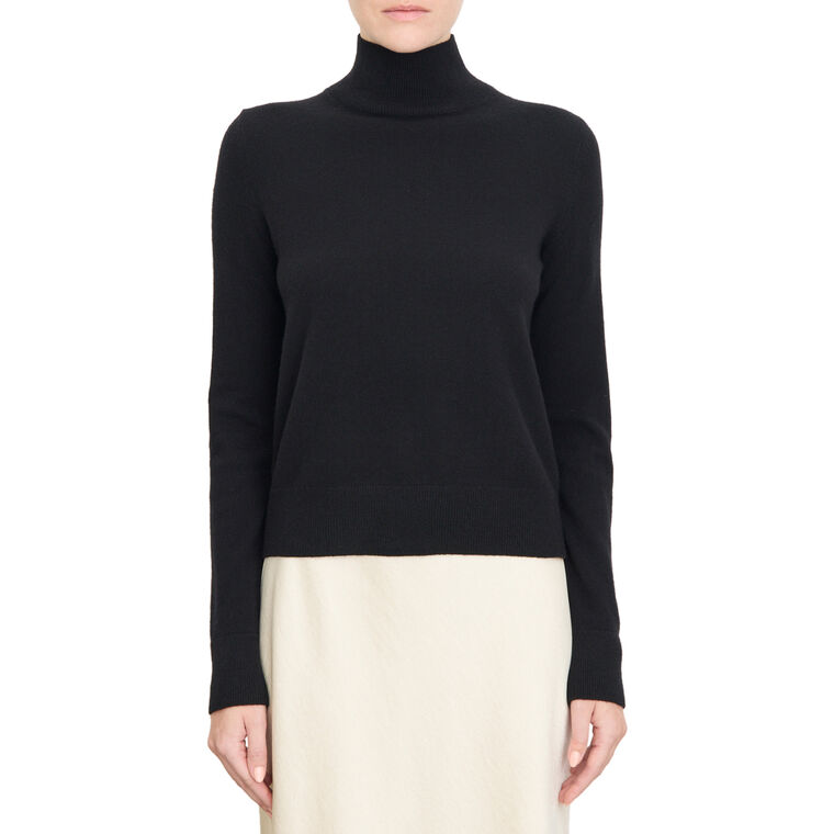 Long Sleeve Cashmere Turtleneck Sweater image number null