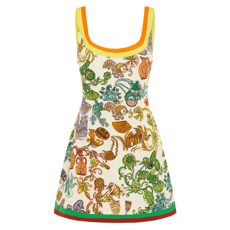 Fiesta Sleeveless Mini Dress image number null