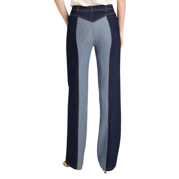 Contrast Francine Straight-Leg Jean image number null