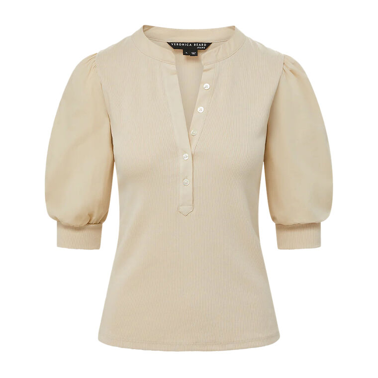 Coralee Puff-Sleeve Top image number null