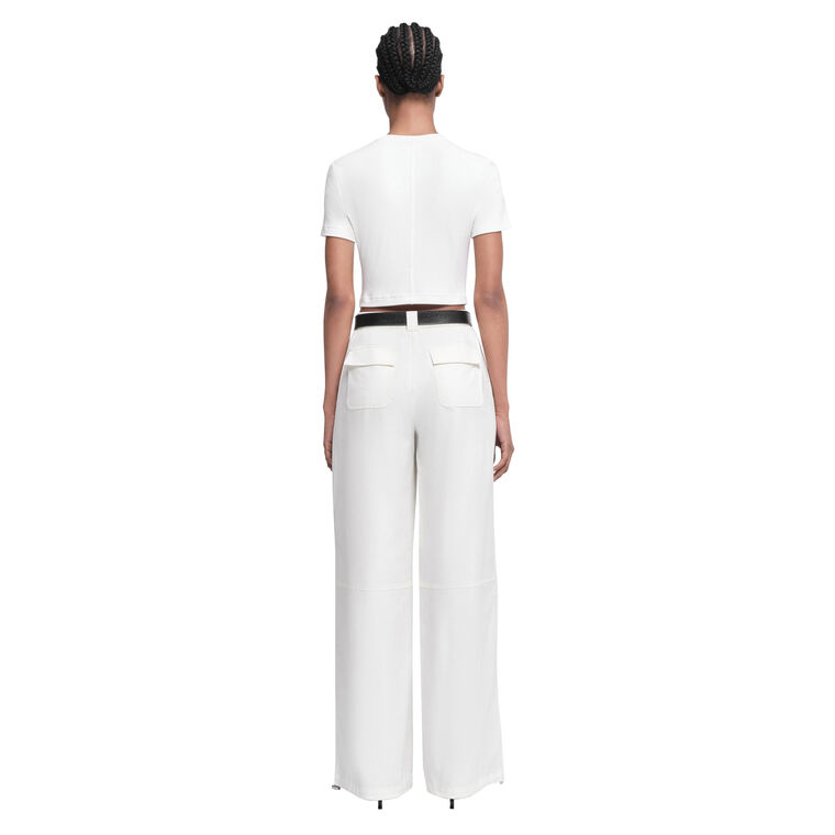 Cinta Short Sleeve Cropped Top image number null