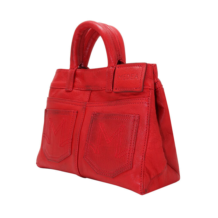 Mini Nina Leather Tote Bag image number null