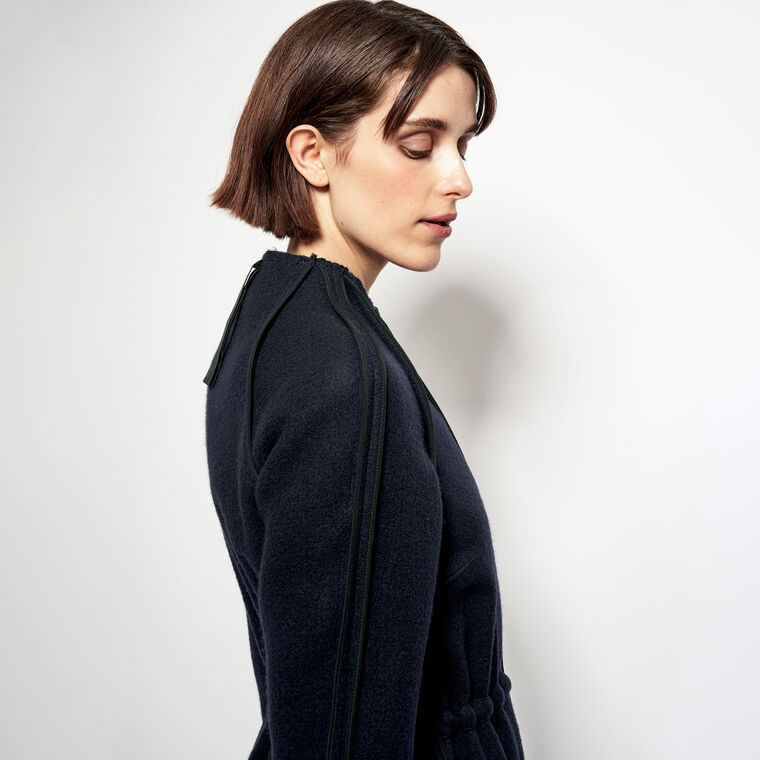 Sculpt Reversible Cinched Coat image number null