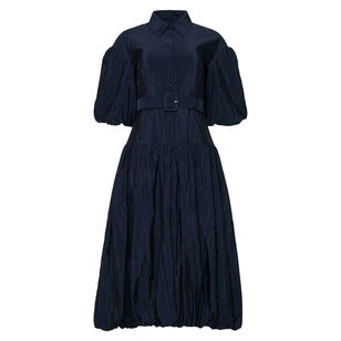 Daliah Short Sleeve Belted Midi Dress