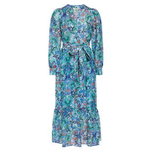 Hannon Long Sleeve Belted Maxi Dress