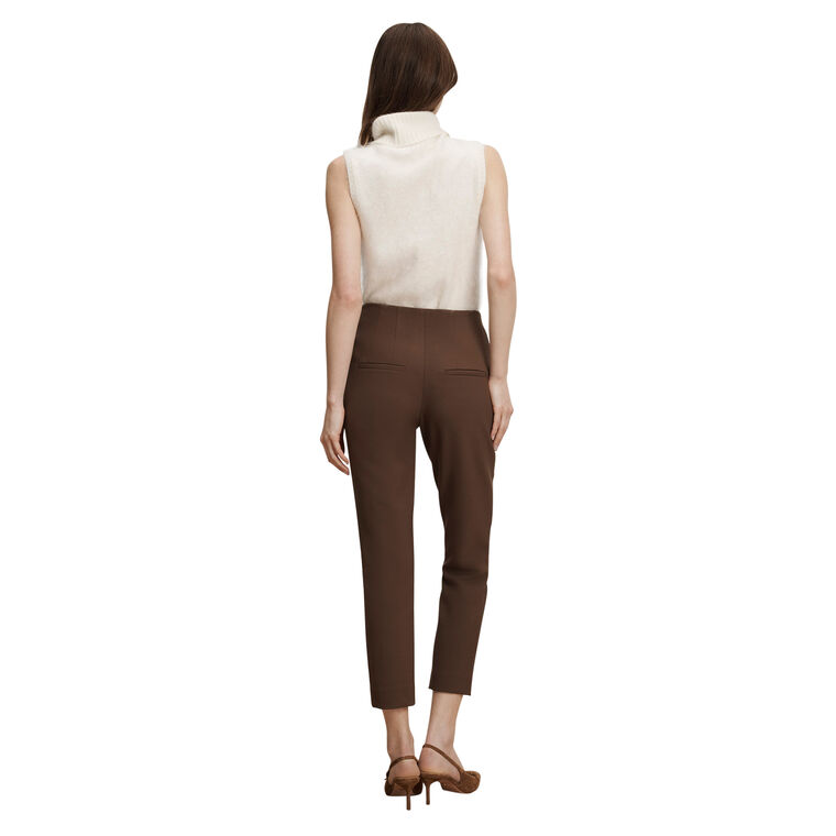 Stilla Cropped Slim Straight-Leg Pant image number null